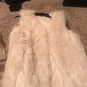 Faux fur vest
